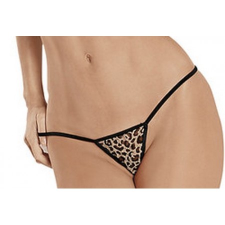 String léopard sexy pour femme