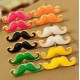 Boucles d'oreilles moustache