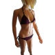 Bikini a pois-rosa "Célia"
