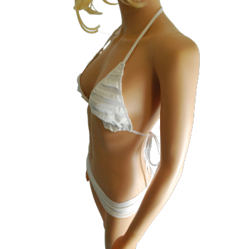 Maillot de bain blanc "Romane"