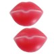 Cache-tétons "kiss" rose