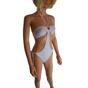 Monokini Sexy "Lola" Bianco