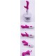 Vibromasseur Silicone Rose 7 Vitesses G-Spot