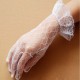 Gloves lace black or white