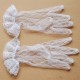 Gloves lace black or white