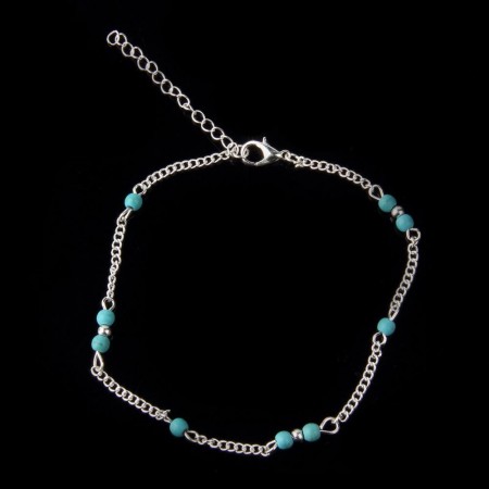 Brace beads blue gold or silver