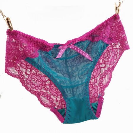 Panties two-tone lace (2 colors)