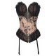 Corsetto glamour e nero e beige