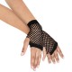 Fingerless gloves in mesh