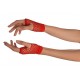 Fingerless gloves in mesh