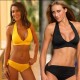 Bikini Increspato Giallo o Nero