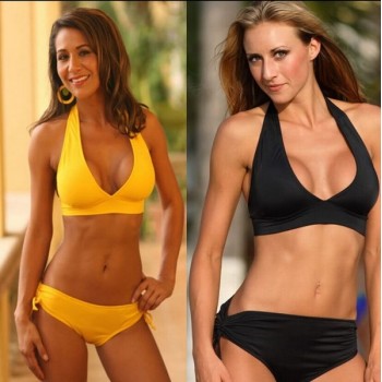 Bikini Ruched Yellow or Black