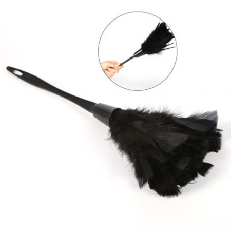 Feather duster for French maid naughty
