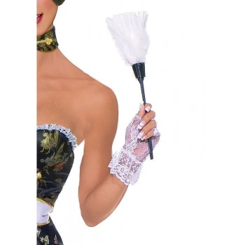 Feather duster for French maid naughty