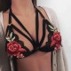 Reggiseno sexy benda stile con rose