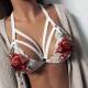 Reggiseno sexy benda stile con rose