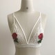 Bra with sexy straps and roses