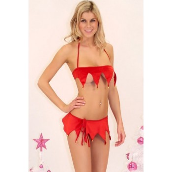 Magnifique costume-lingerie sexy avec grelots ! 