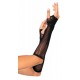 Black Fishnet Arm Warmers