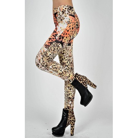 Leggings guépard en chasse