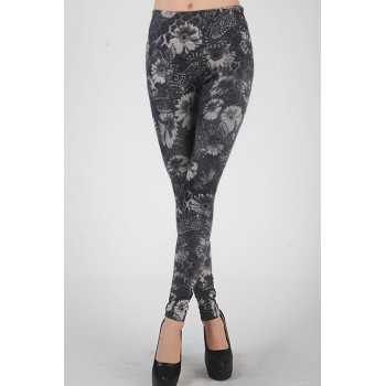 Leggings Sexy RETRO FLOWER