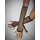 Black Fishnet Arm Warmers