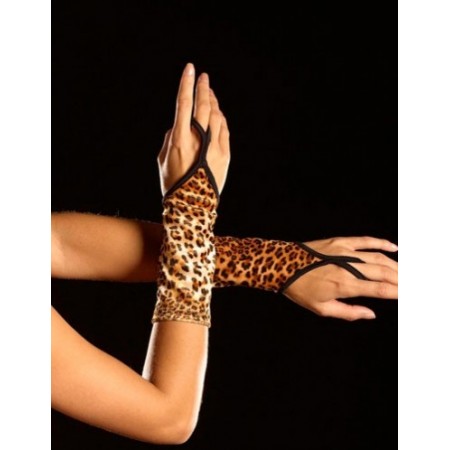 Halbe Handschuhe LEOPARD