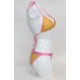 Bikini Sexy di colore giallo con pois bianchi