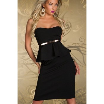 Robe Sexy Noir ou Rouge DINA