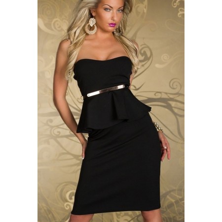 Robe Sexy Noir ou Rouge DINA