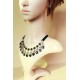 Collier Perles Noires
