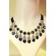 Collier Perles Noires