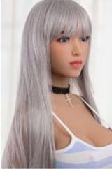 Long Gray Smooth Fringe Right